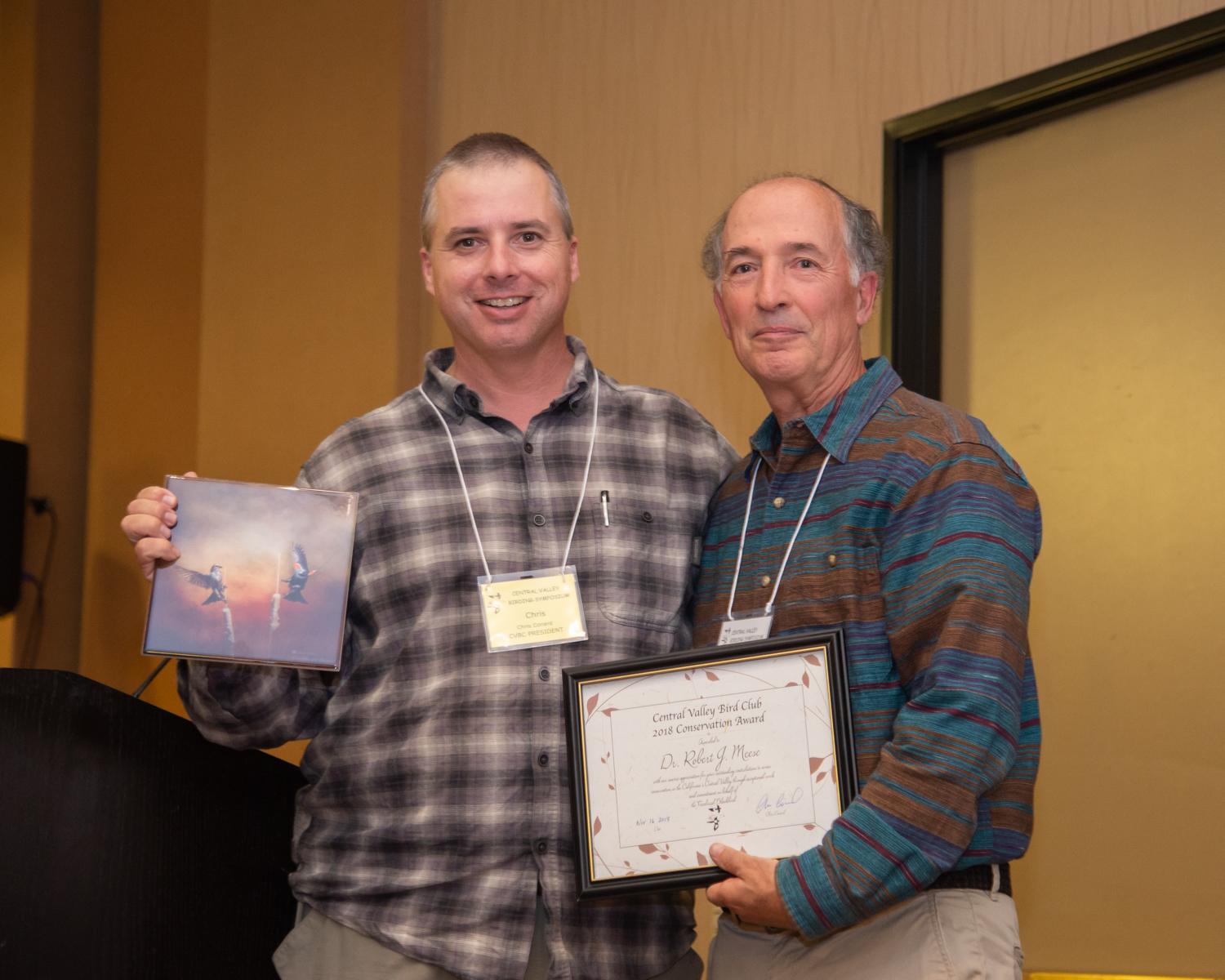 Dr. Robert Meese, Conservation award recipient